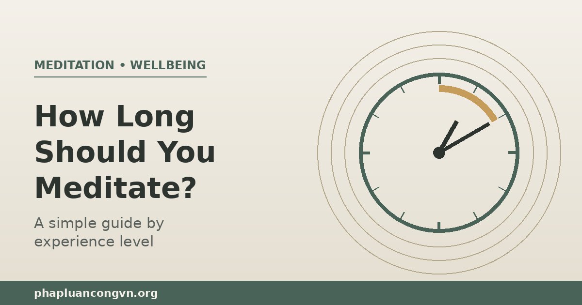 How Long Should You Meditate? A Beginner's Guide